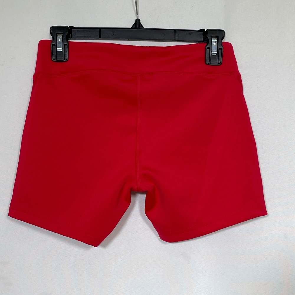 Mizuno Red Athletic Compression Spandex Volleyball Shorts Women's MEDIUM - Picture 3 of 7